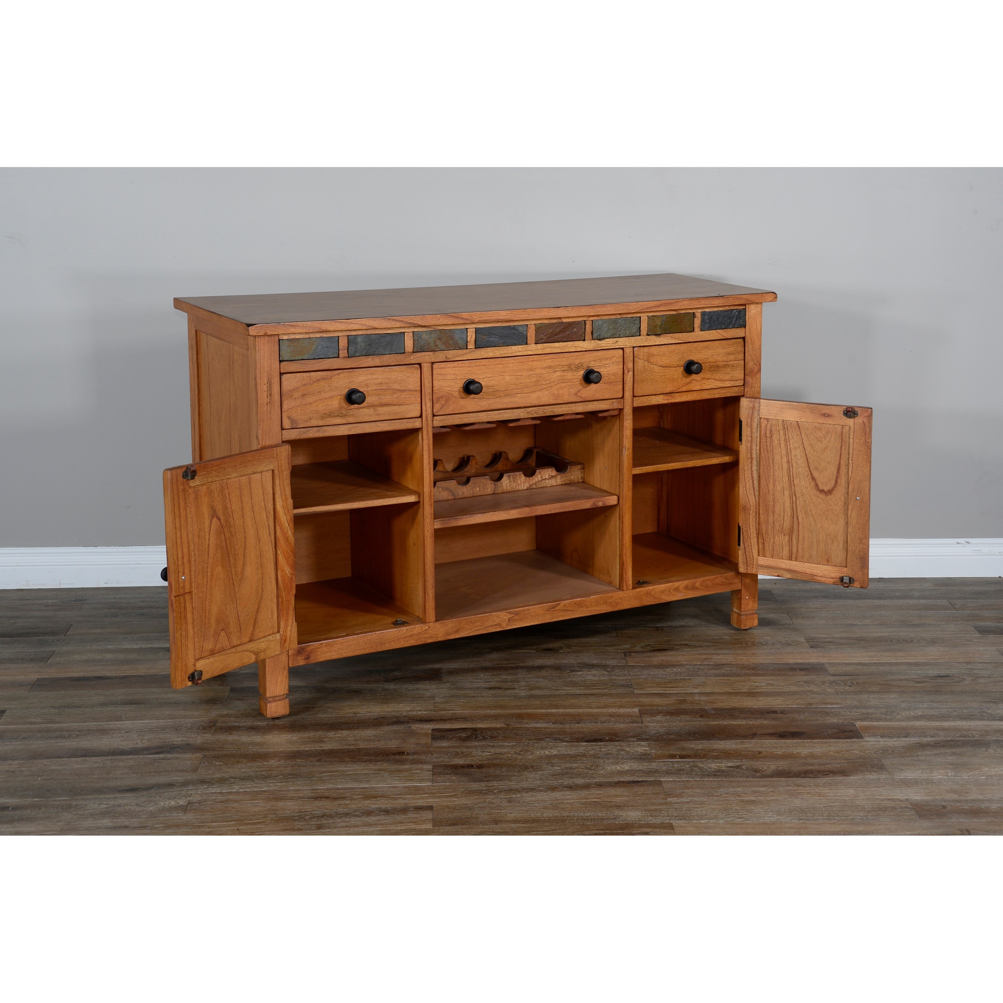 Sunny designs sedona rustic store oak kitchen island table